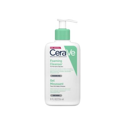 Cerave Foaming Cleanser (for normal to dry skin)