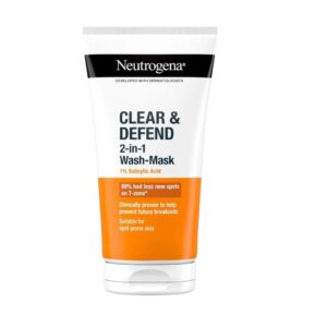 Neutrogena Clear and Defend 1% Salicyclic Acid 2 in 1 Wash (2) Neutrogena Clear and Defend 1% Salicyclic Acid 2 in 1 Wash