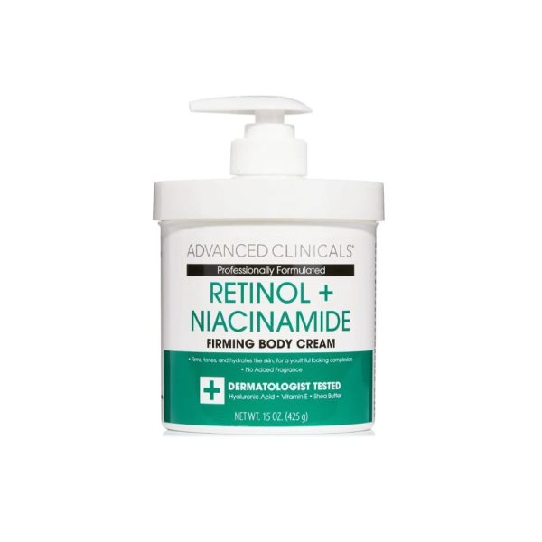 Advanced Clinicals Retinol + Niacinamide Firming Body Cream